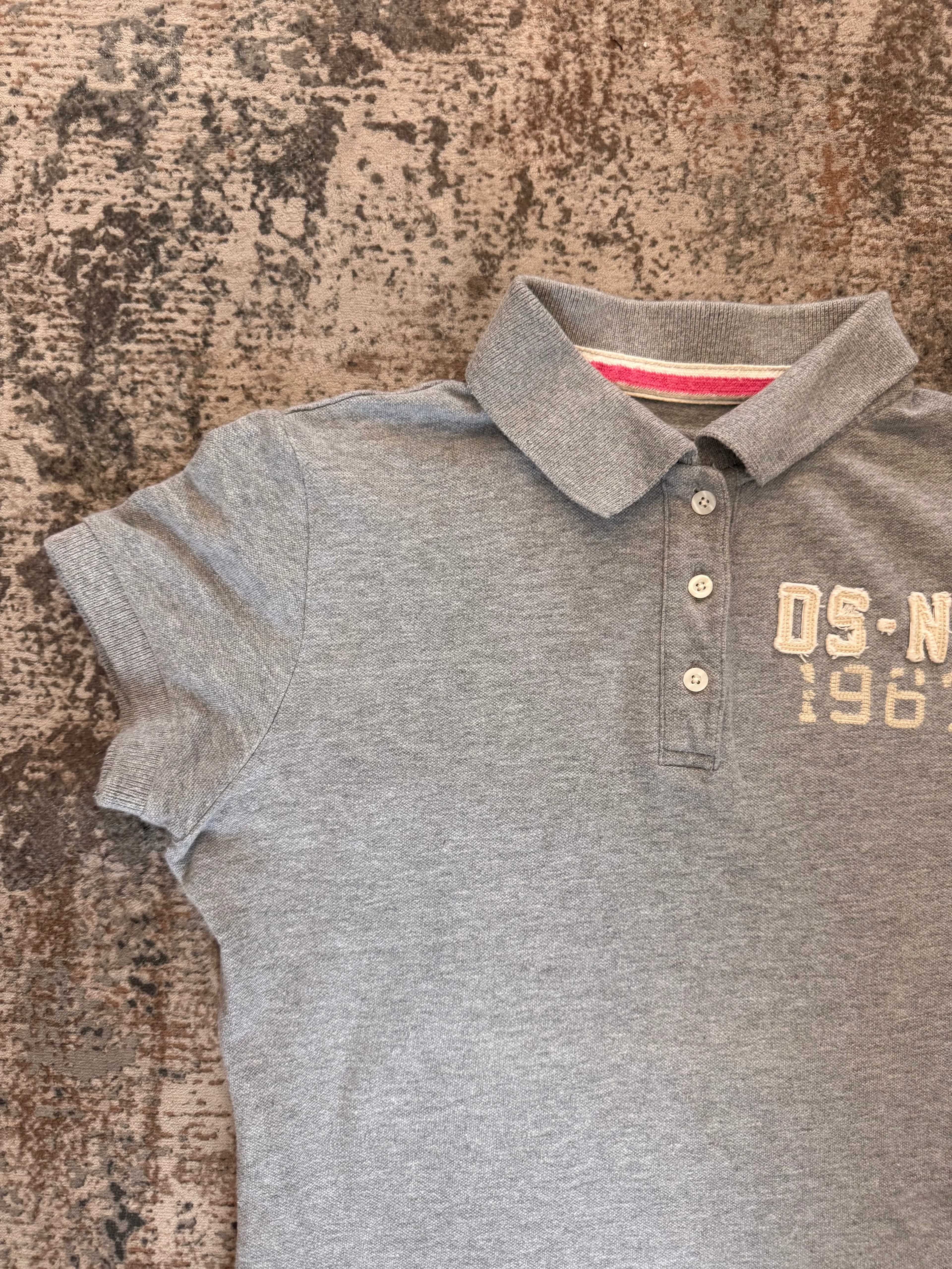 The Heather Grey Polo