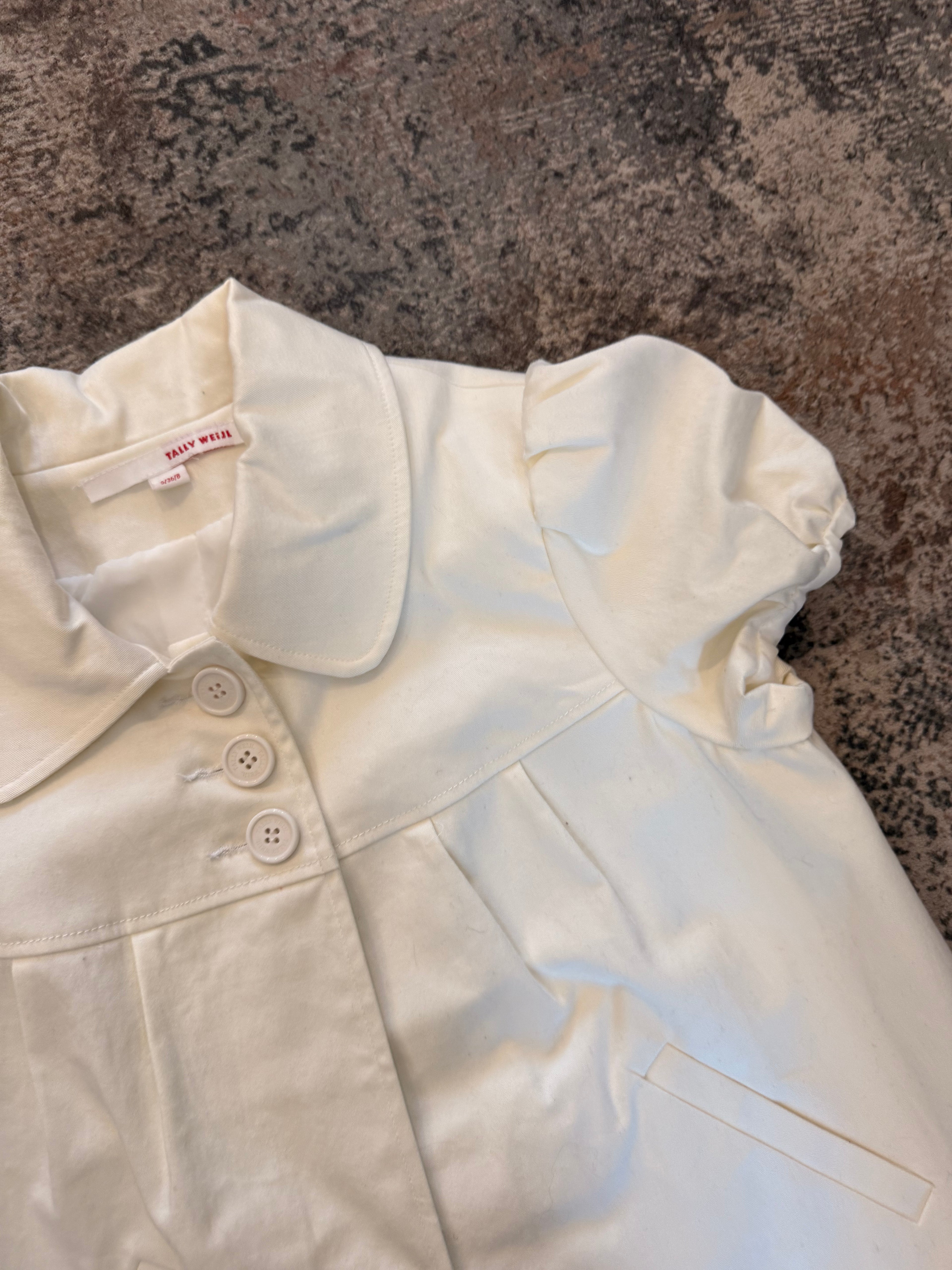 The White Adèle Blouse