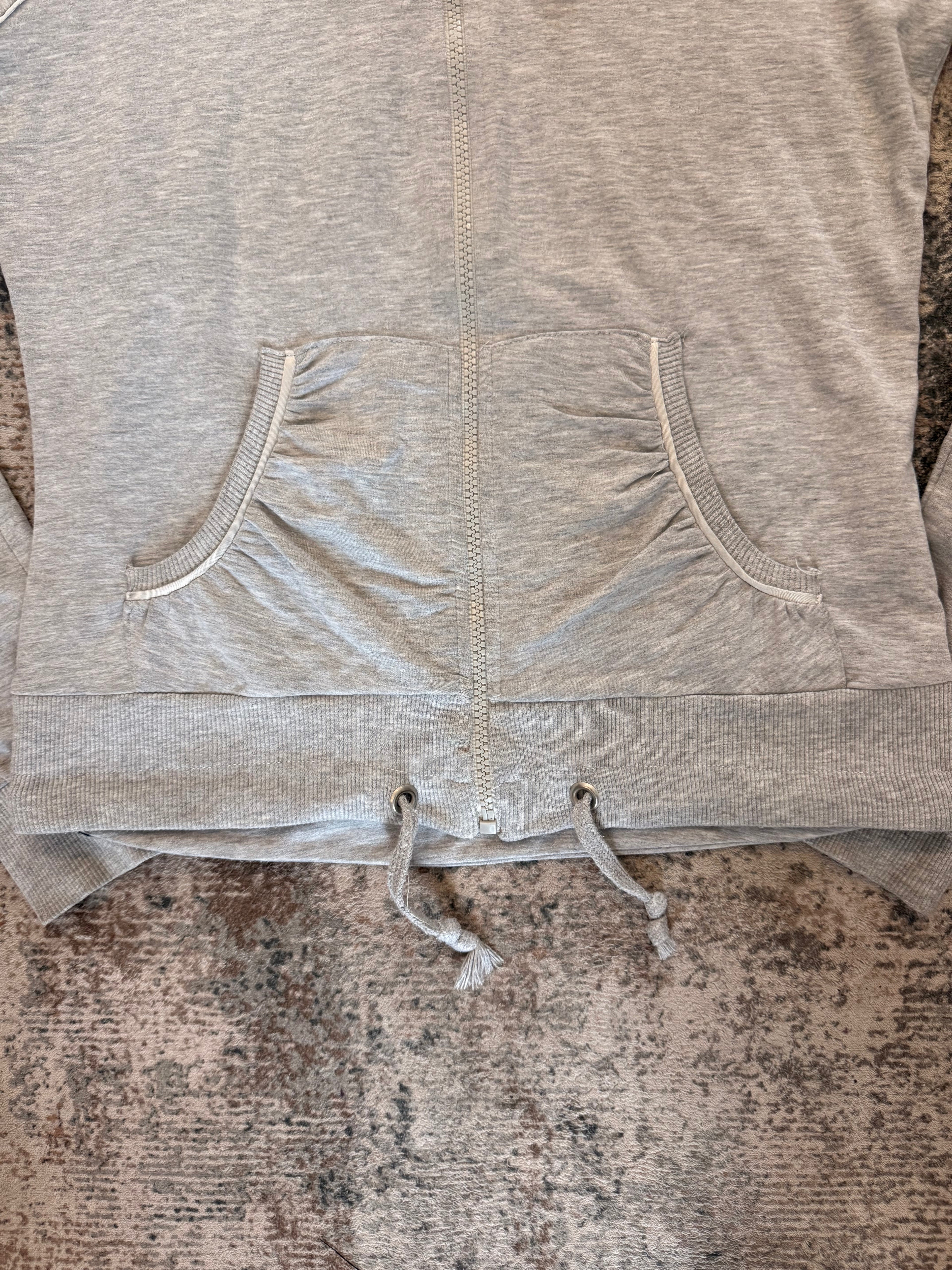 The Soft Grey Zip Hoodie