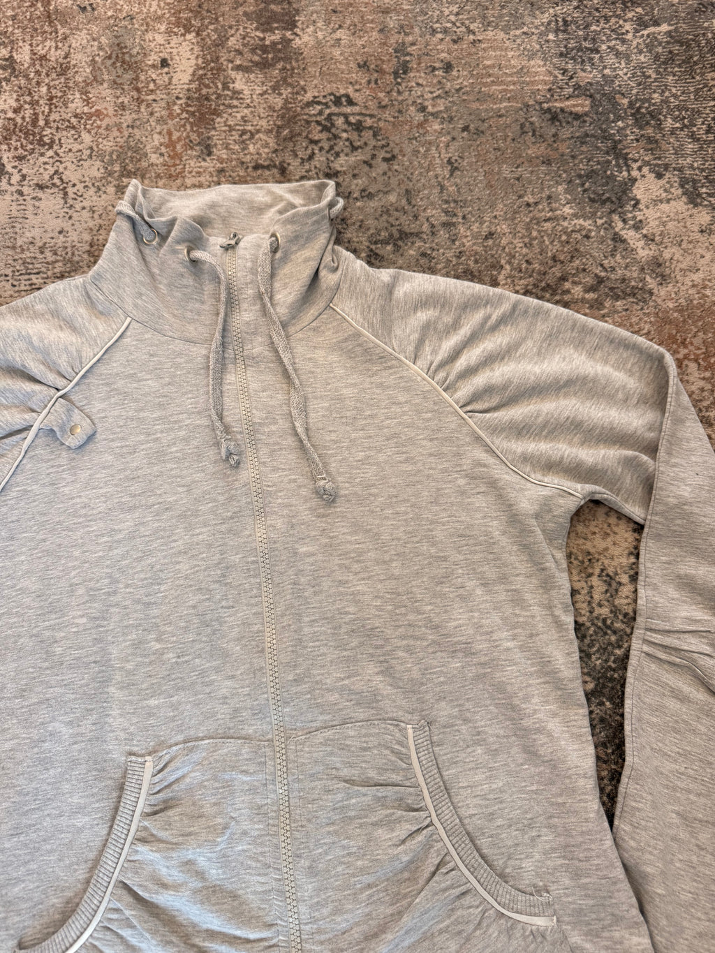 The Soft Grey Zip Hoodie