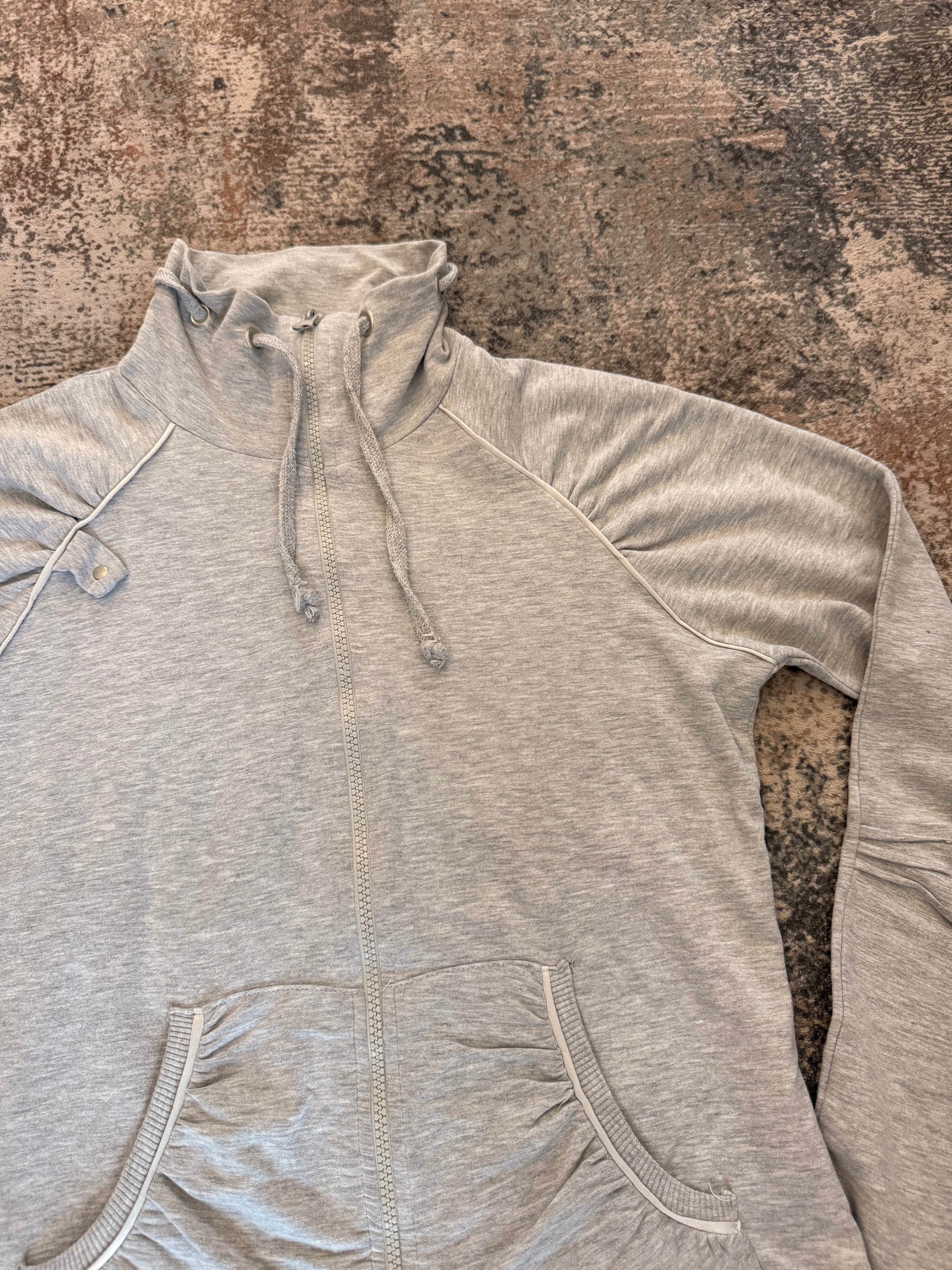 The Soft Grey Zip Hoodie