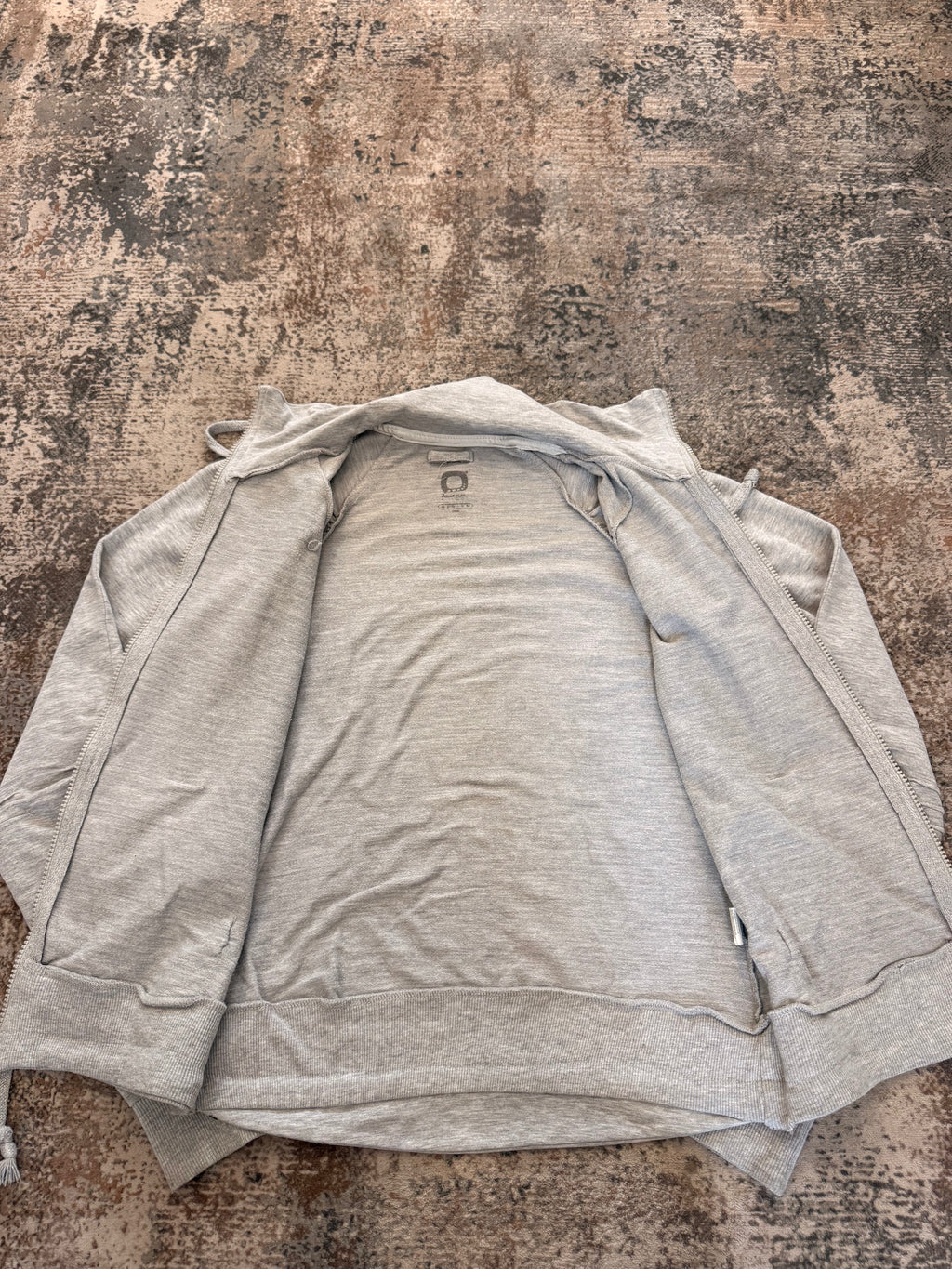 The Soft Grey Zip Hoodie
