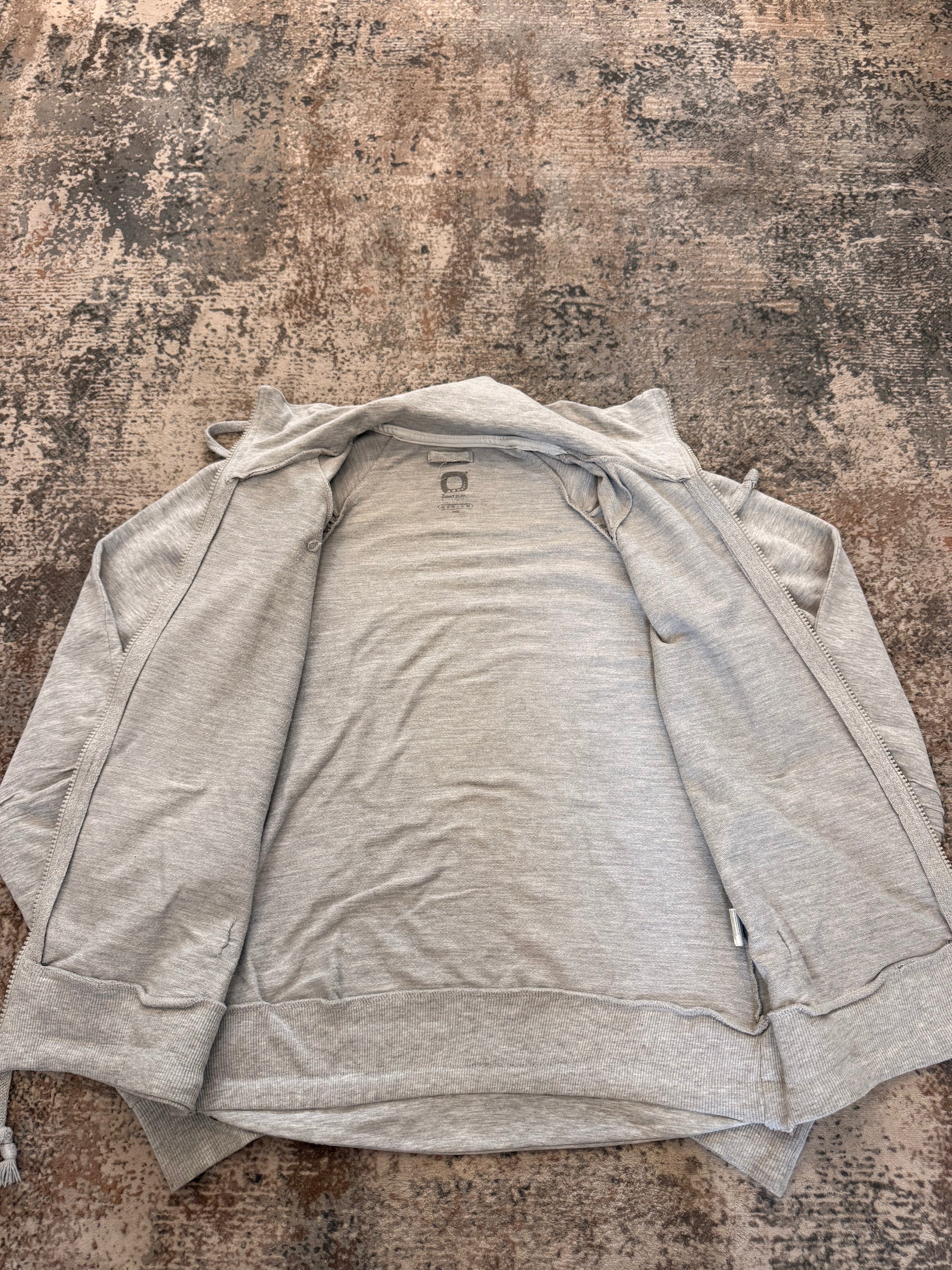 The Soft Grey Zip Hoodie