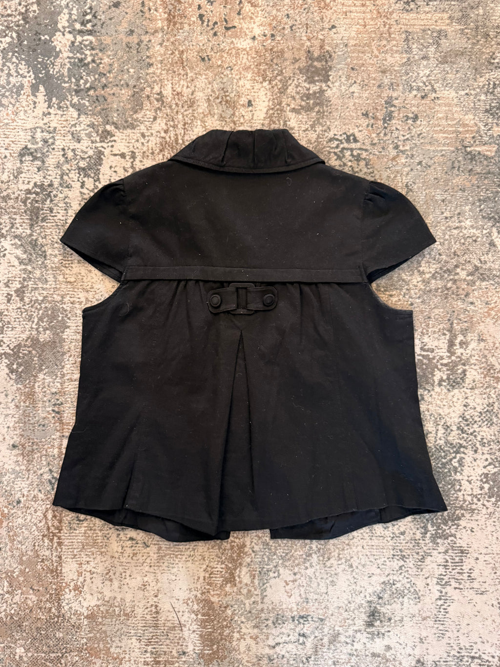 The Black Adèle Blouse