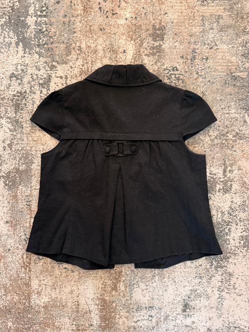 The Black Adèle Blouse