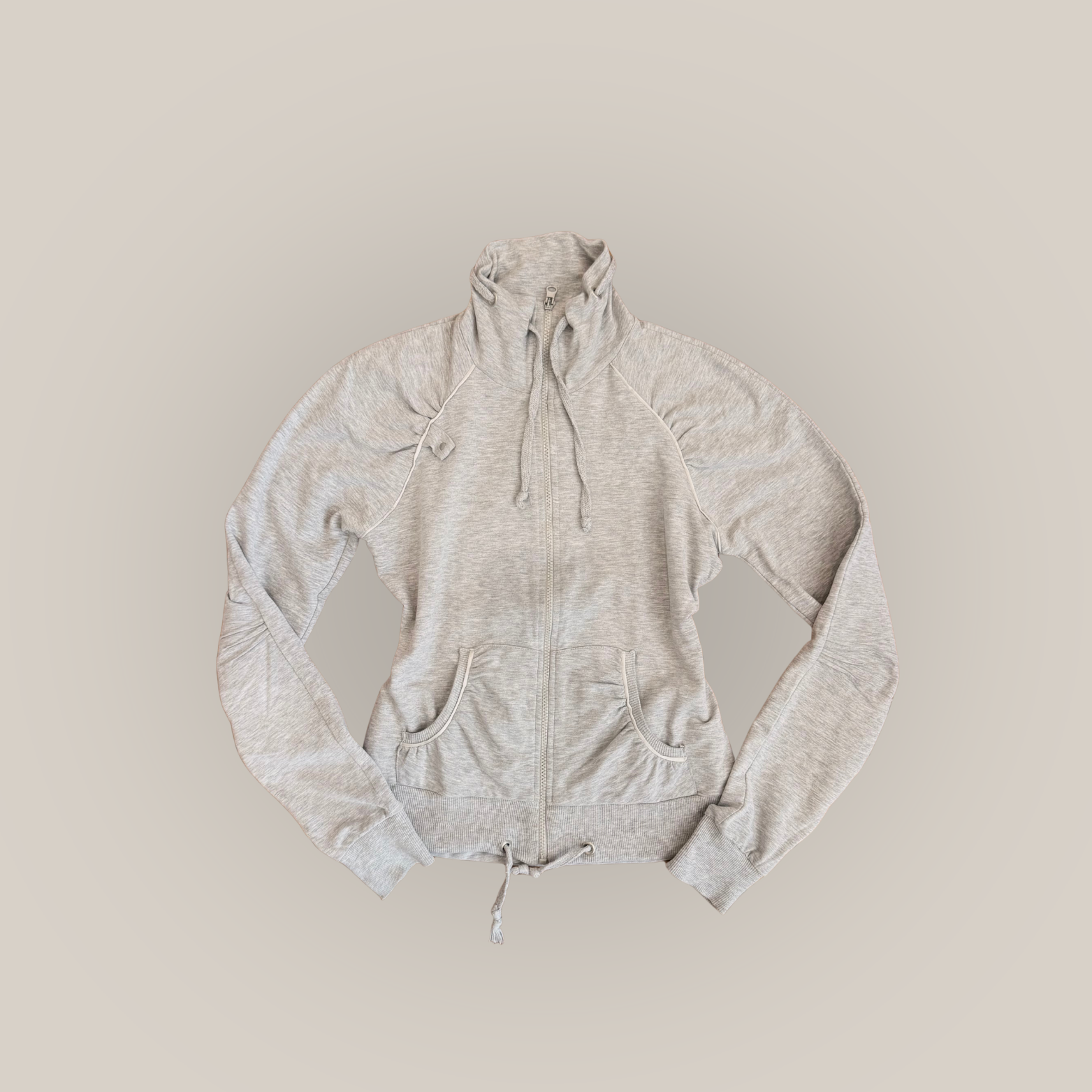 The Soft Grey Zip Hoodie