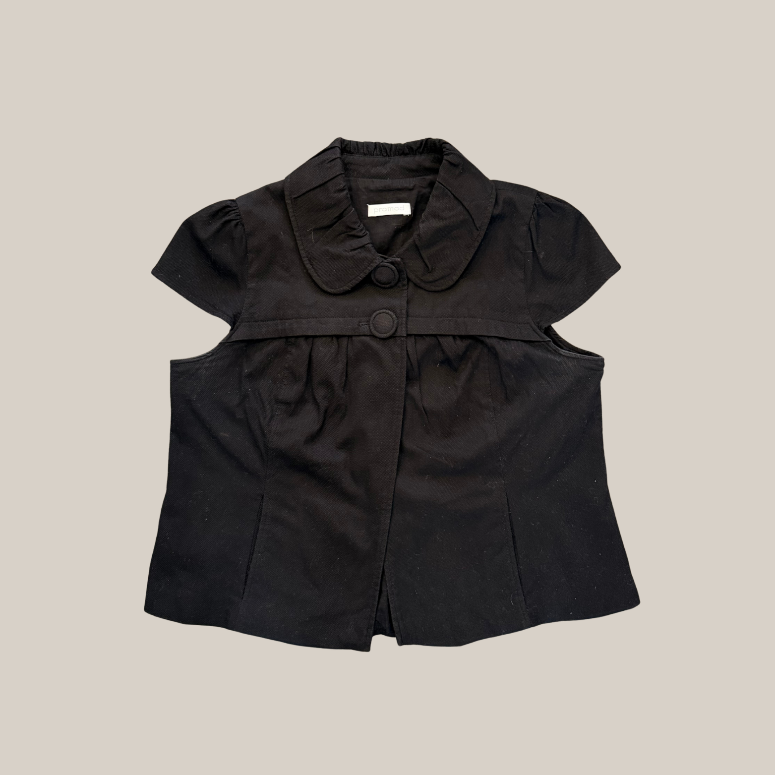 The Black Adèle Blouse